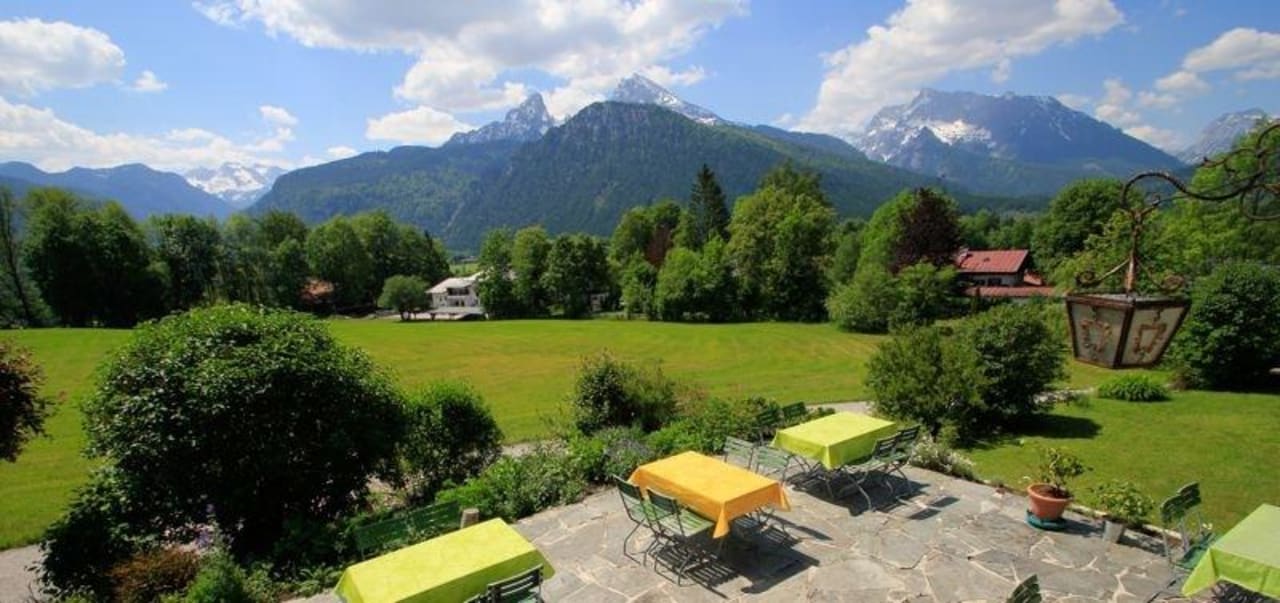 Frühstückterrasse Gästehaus Moderegglehen