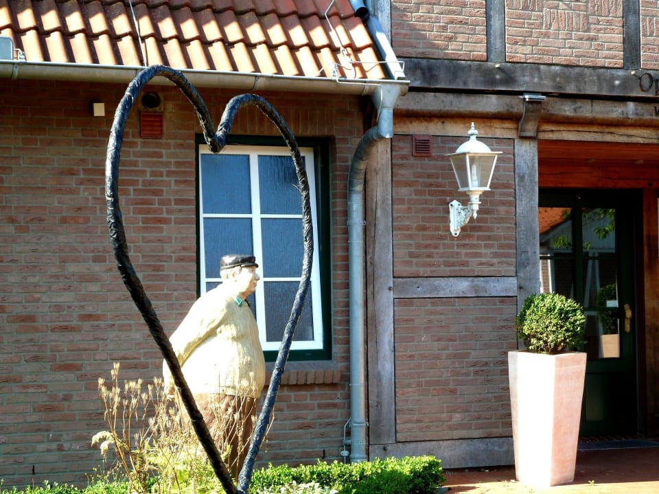 Deko vor Gästehaus Hotel Altes Land