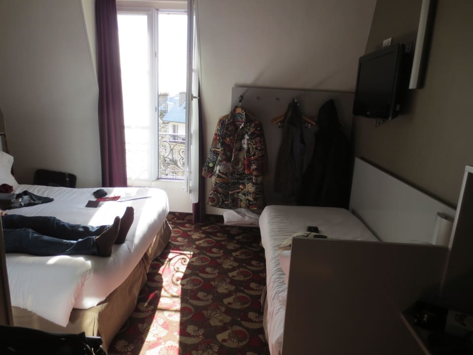 3Bett Zimmer Libertel Montmartre Opéra