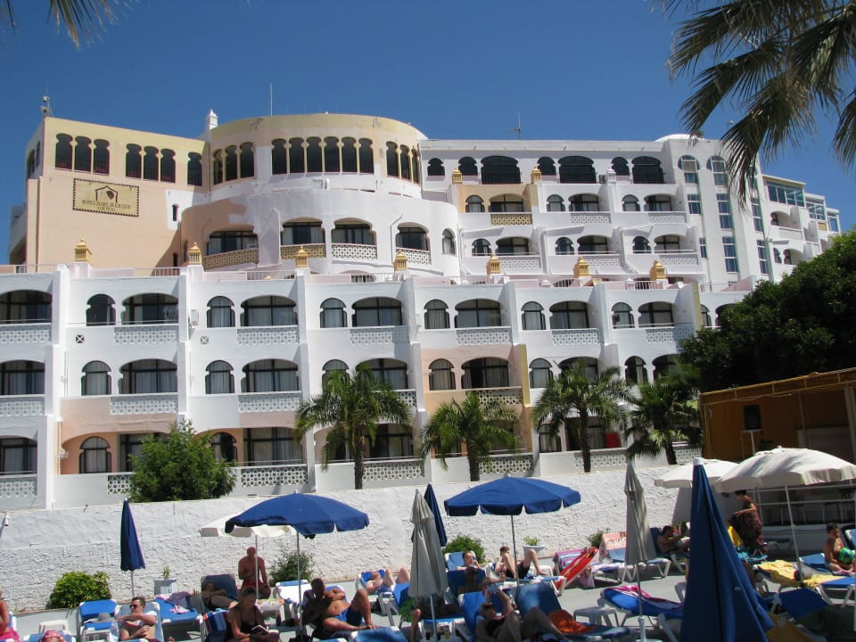 Hotel vom Pool aus Monica Isabel Beach Club