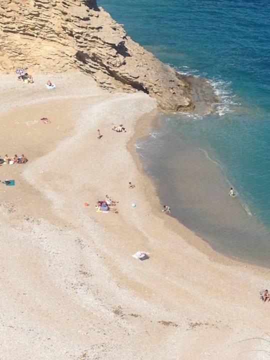 Strand Abschnitt von oben BlueSense Villajoyosa Resort