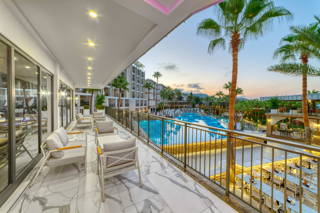 Ausblick Seven Seas Palmeras Bay Alanya