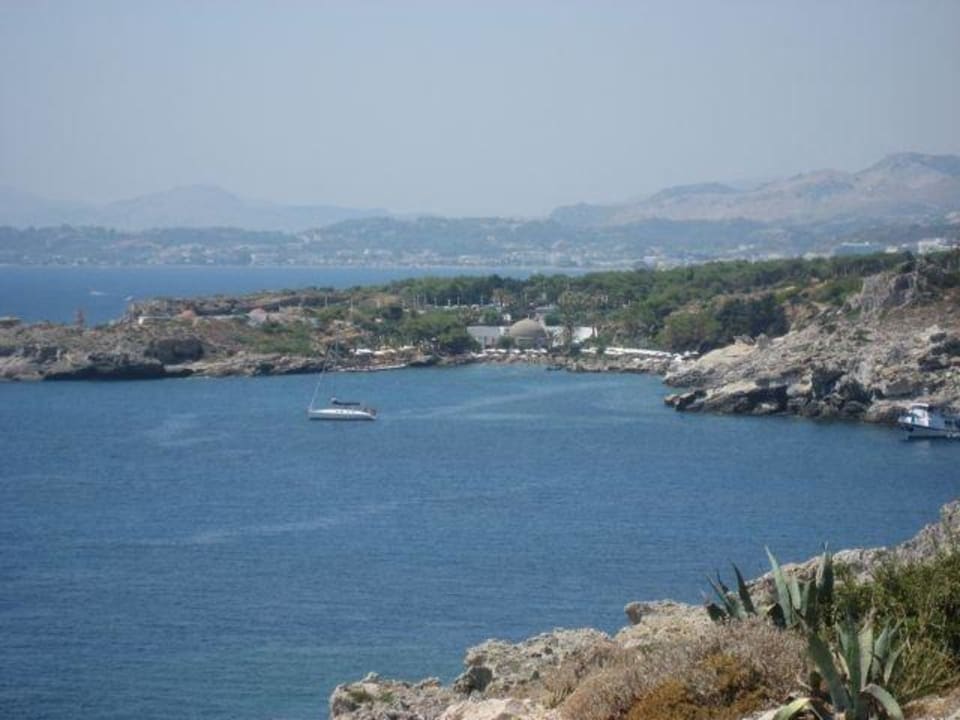 Blick in die Bucht von Kalithea Hotel Kalithea Horizon Royal