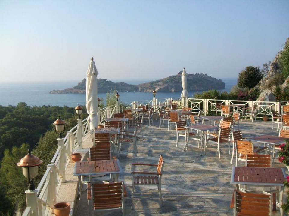 Blick von der Pool Bar über die Bucht X Life Hotel Sarıgerme