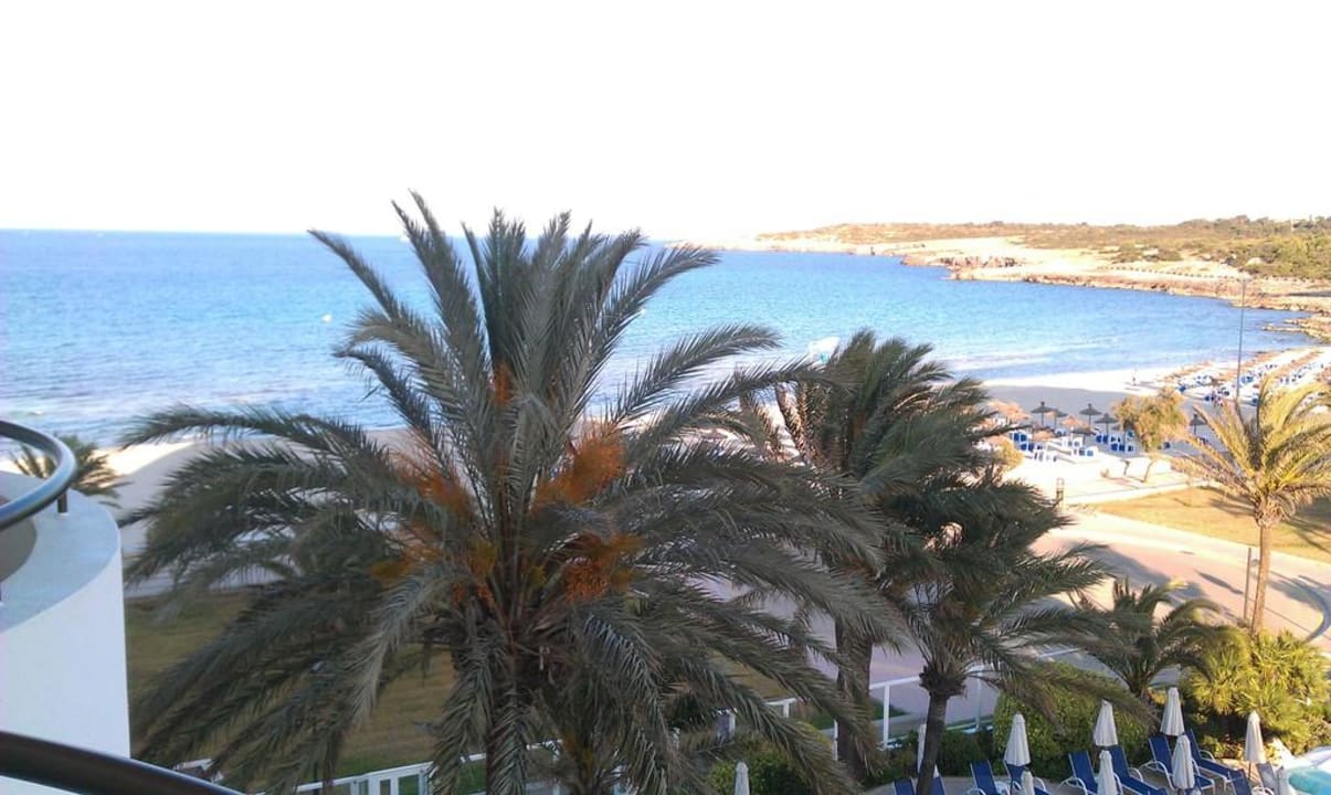 Blick vom Balkon des Zimmers 317 Hipotels Hipocampo Playa