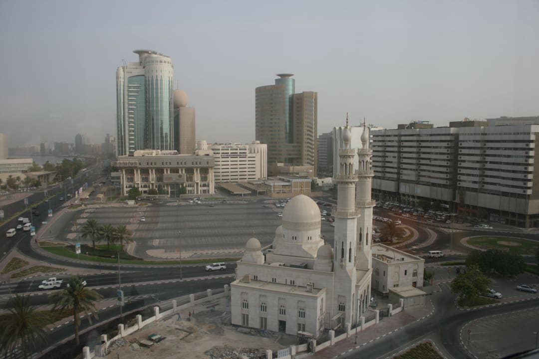 Ausblicke aus unserem Zimmer aus der 6.Etage Golden Sands Hotel Creek