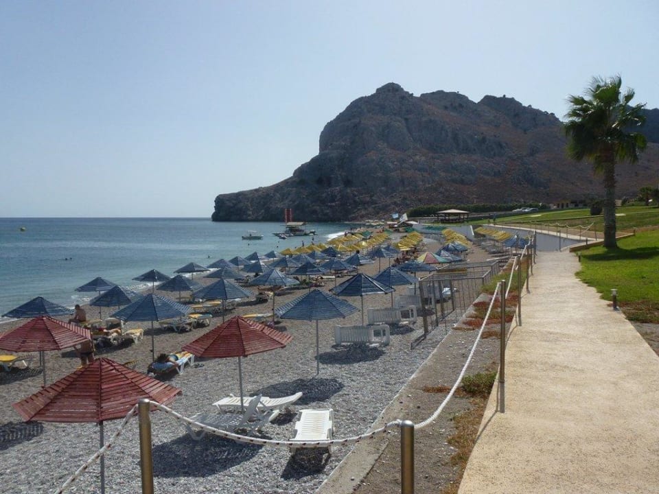Strand mit rechtsseitigem Blick Atlantica Kolymbia Beach