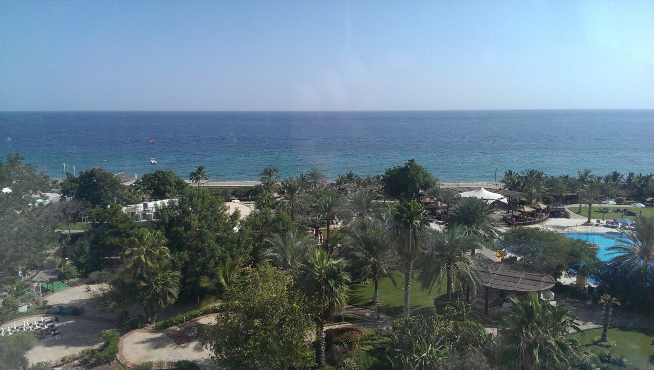 View from Room Hotel Le Meridien Al Aqah Beach Resort