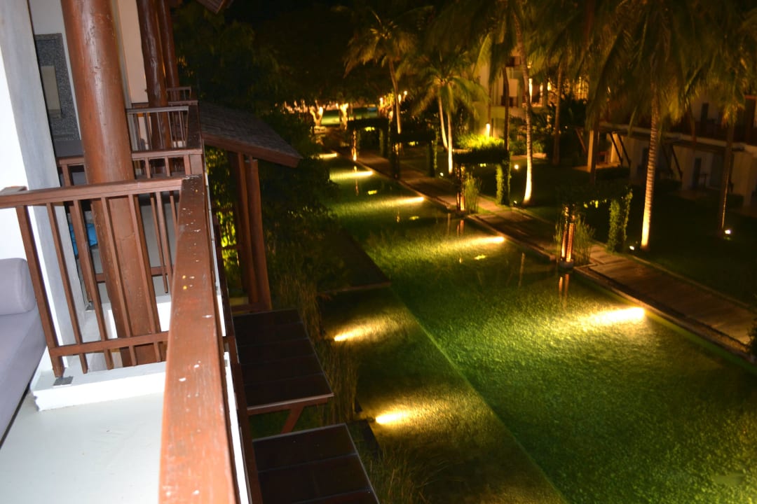 Ausblick vom Zimmer bei Nacht Veranda Resort & Villas Hua Hin Cha Am
