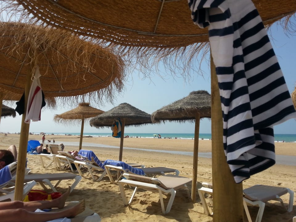 Strand Aussicht bei Ebbe Hipotels Playa la Barrosa