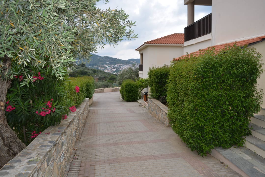 Ścieżka wzdłuż Bungalowów Skopelos Holidays Hotel & Spa