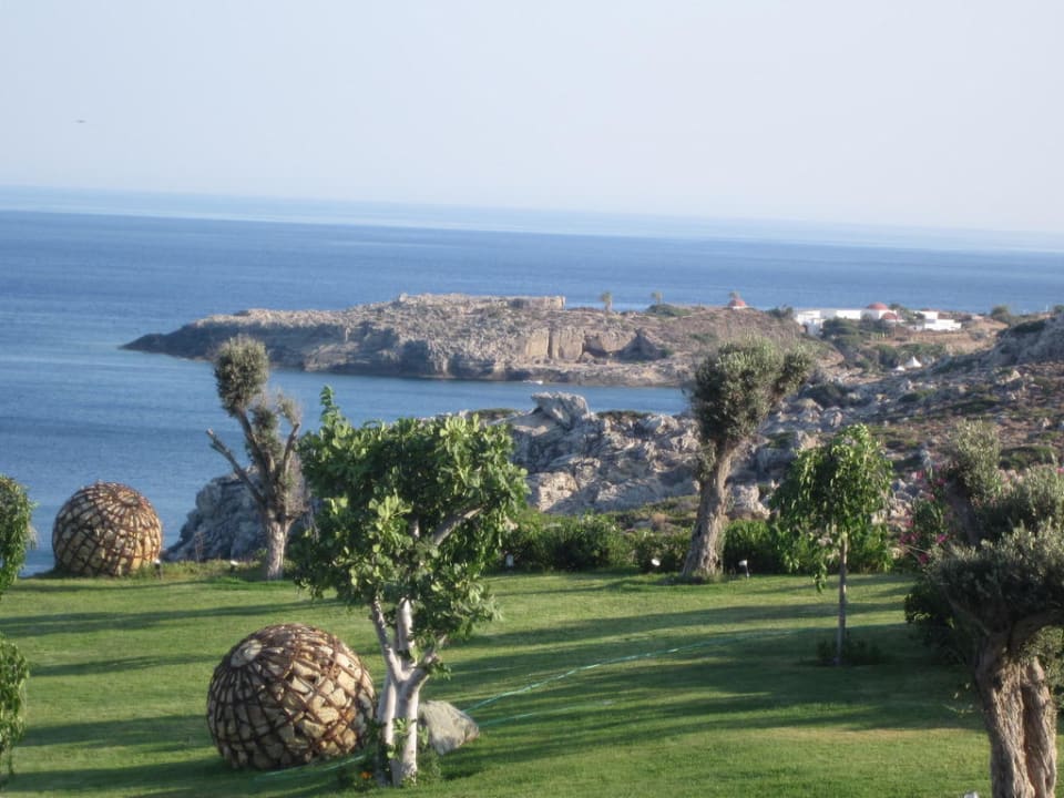 Blick vom Zimmer Hotel Kalithea Horizon Royal