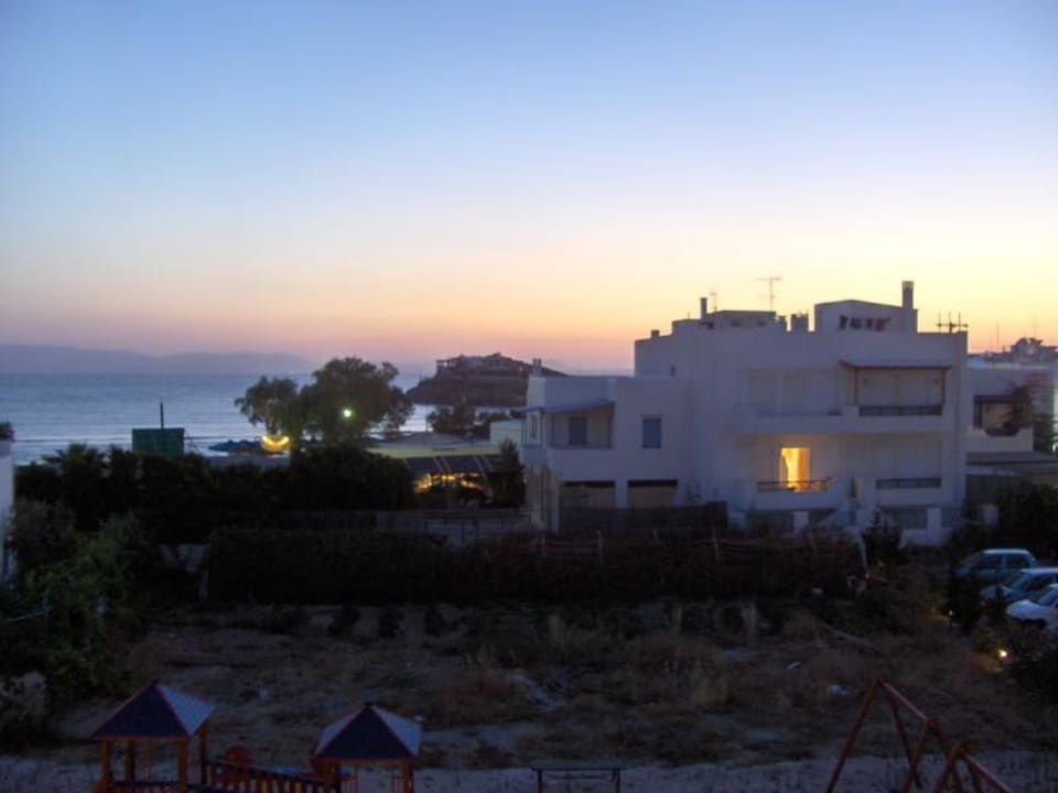 Ausblick aus einem Zimmer mit Meerblick Naxos Resort Beach Hotel