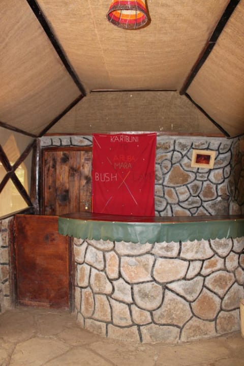 Rezeption - Eingang Aruba-Mara Camp