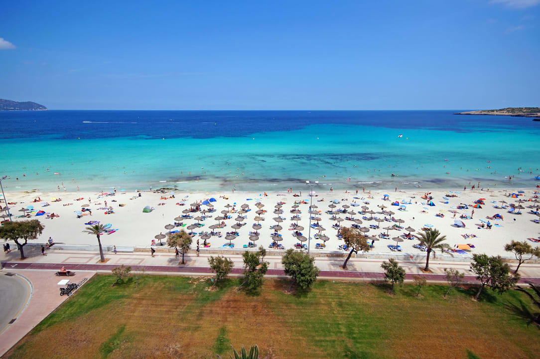 Aussicht vom Balkon Hipotels Hipocampo Playa