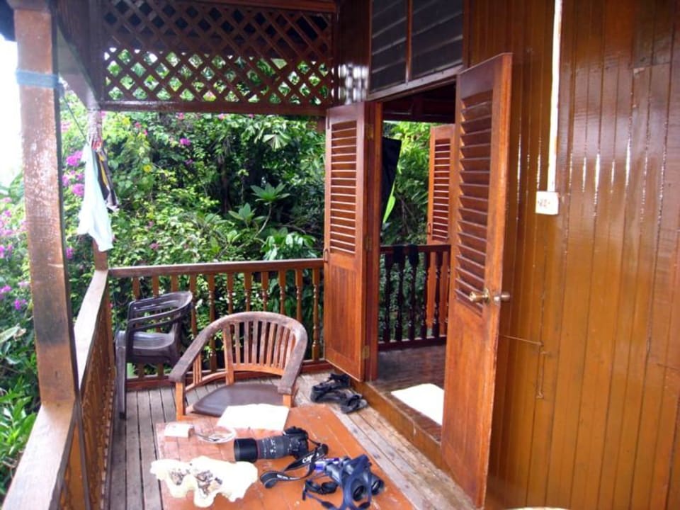 Balkon Bamboo Hill Chalets