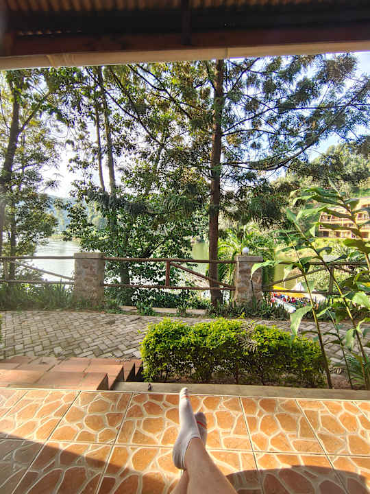 Ausblick Lake Bunyonyi Overland Resort