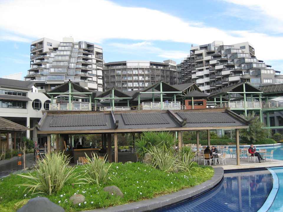 Hotel von hinten Limak Lara Deluxe Hotel & Resort