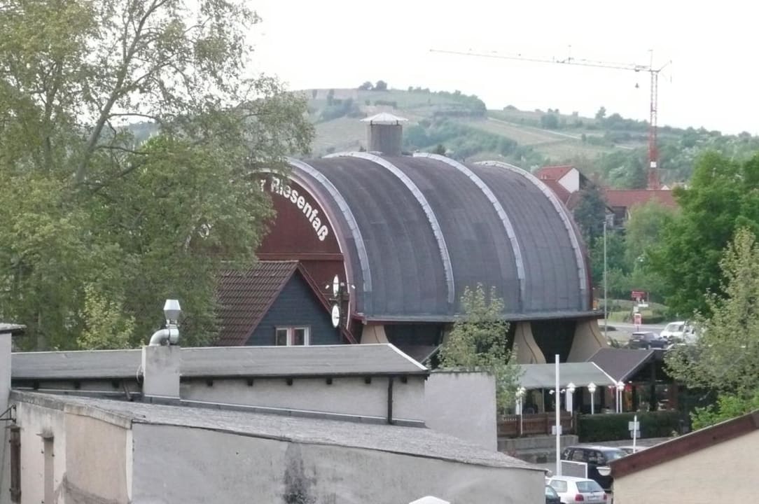 Ausblick vom Doppelzimmer  Kurpark-Hotel Bad Dürkheim