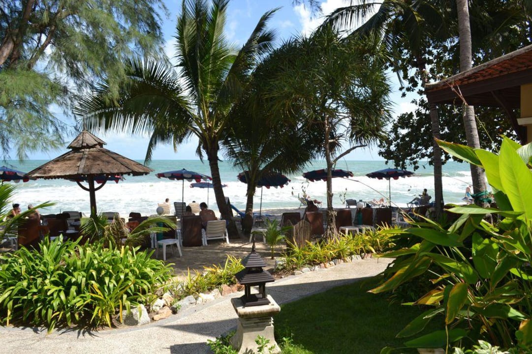 Blick von unserer Terrasse aus The Fair House Beach Resort