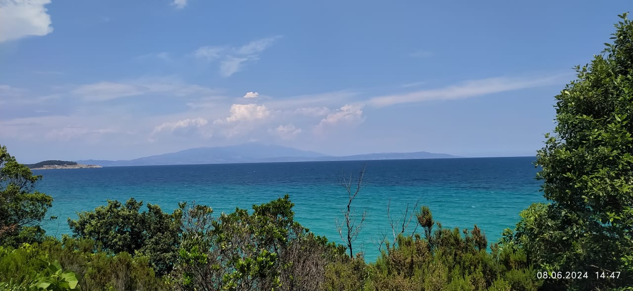 Ausblick Akrathos Beach Hotel