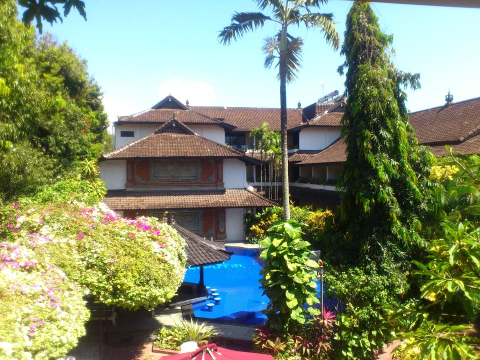 View from a breakfast balcony Hotel Ari Putri
