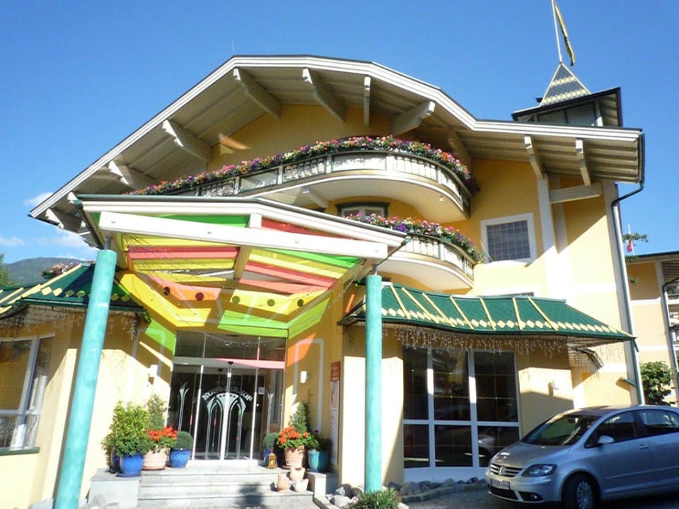 Eingang Wellnesschlössle Hotel Kohlerhof