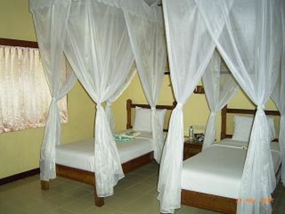 Betten im Bungalow Hotel Aneka Lovina