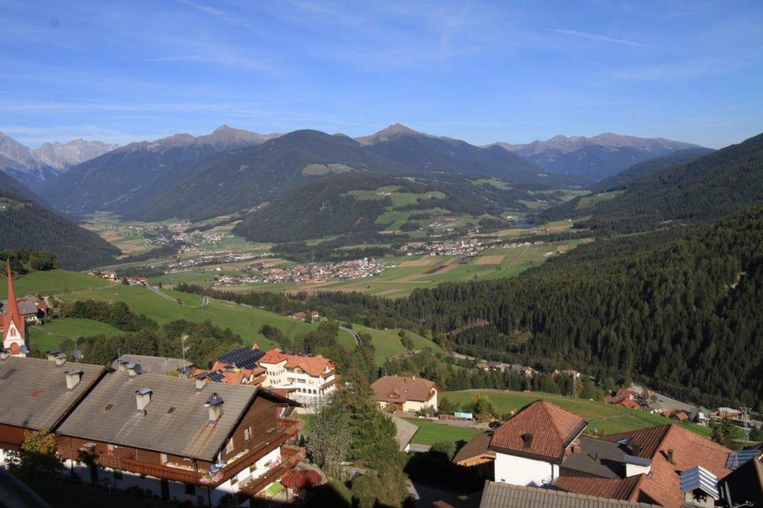 Vue depuis le balcon de notre chambre Berghotel Zirm