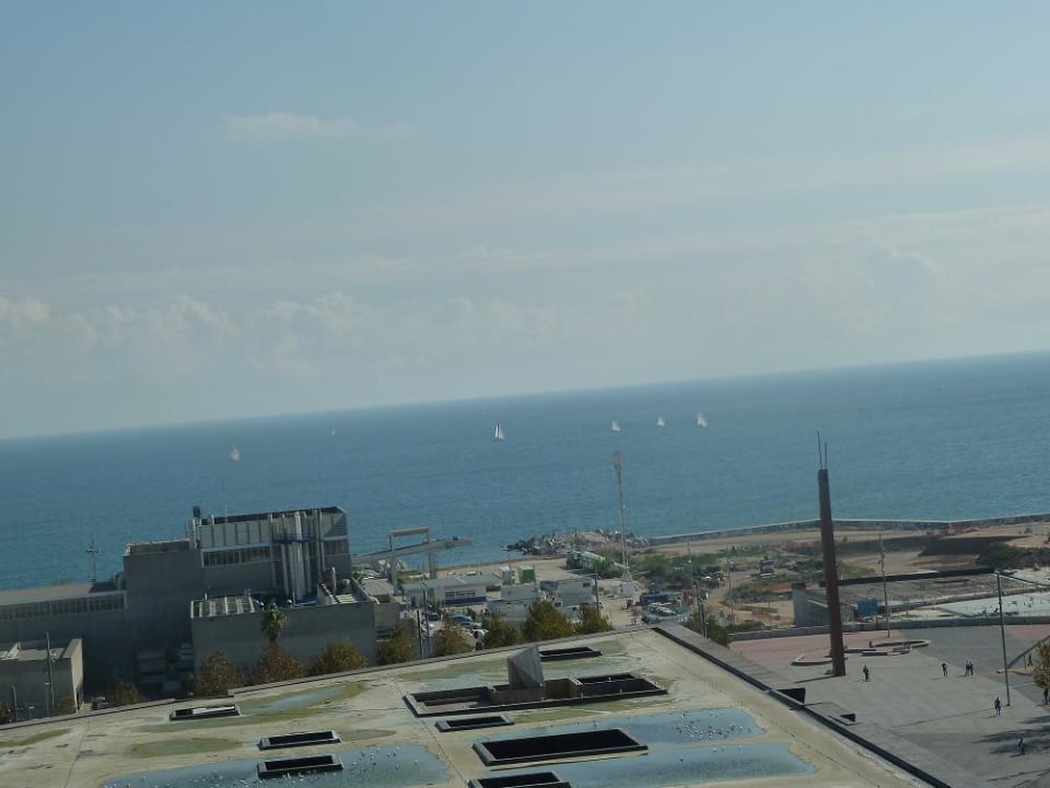 Blick aus unserem Zimmer Hotel SB Diagonal Zero Barcelona