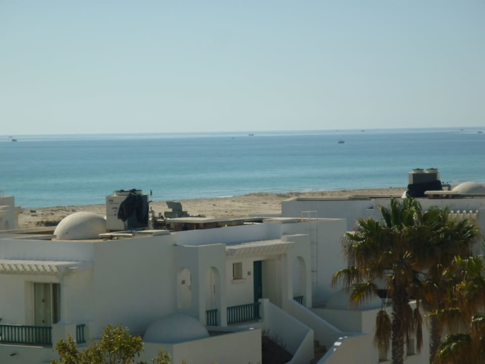 Blick vom Balkon  Vincci Helios Beach