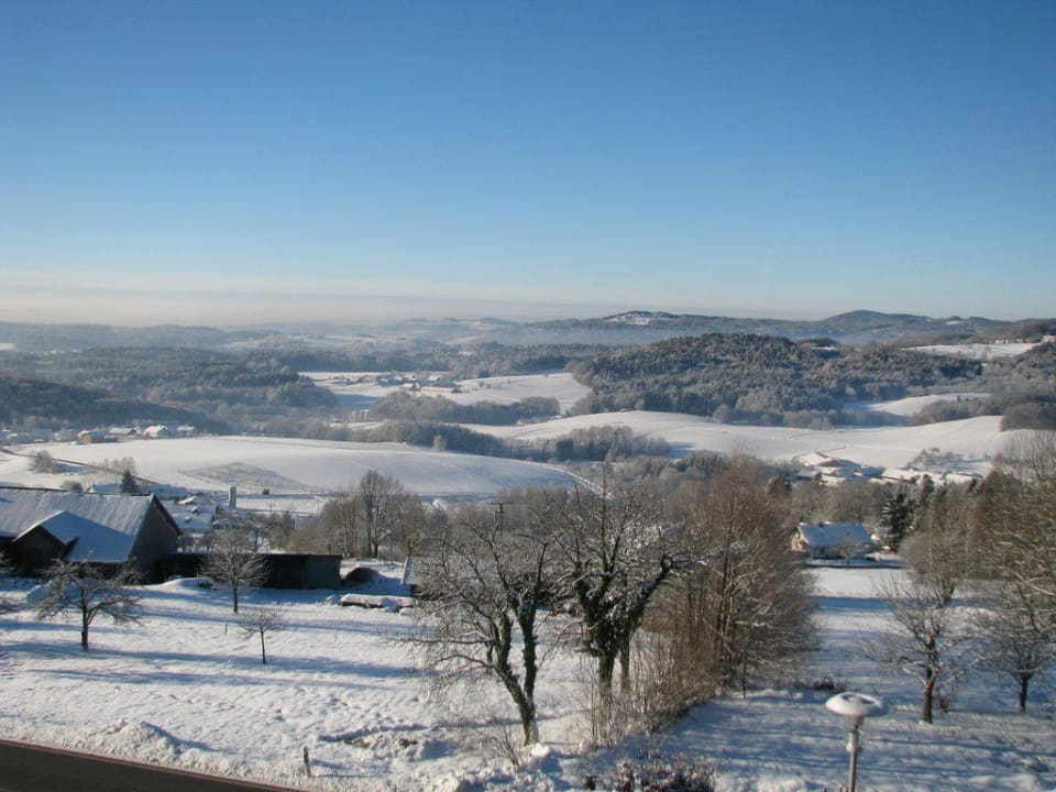 Ausblick von unserem Zimmer Thula Wellnesshotel Bayerischer Wald