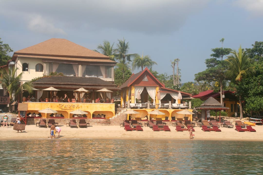 Vom Meer gesehen Zazen Boutique Resort & Spa