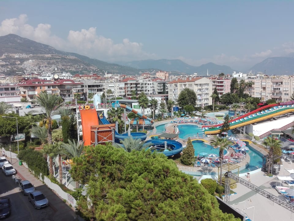 Ausblick Hotel Aslan City Kleopatra