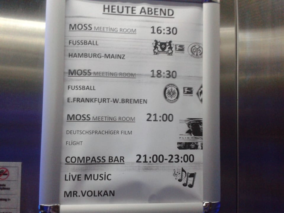 So wird der Programmabend angekündigt Adalya Ocean Deluxe