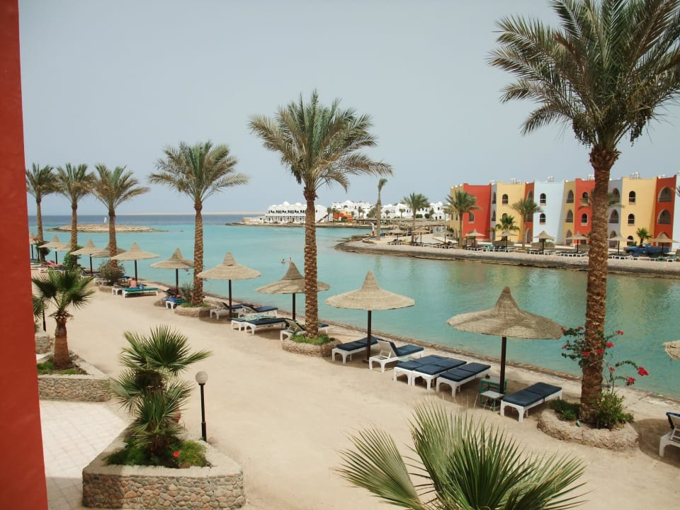 Ausblick aus unserem Zimmer Arabia Azur Resort