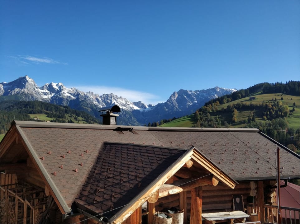 Ausblick Hüttendorf Maria Alm