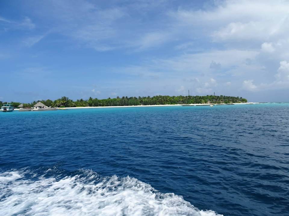 Blick auf die Insel Summer Island Maldives