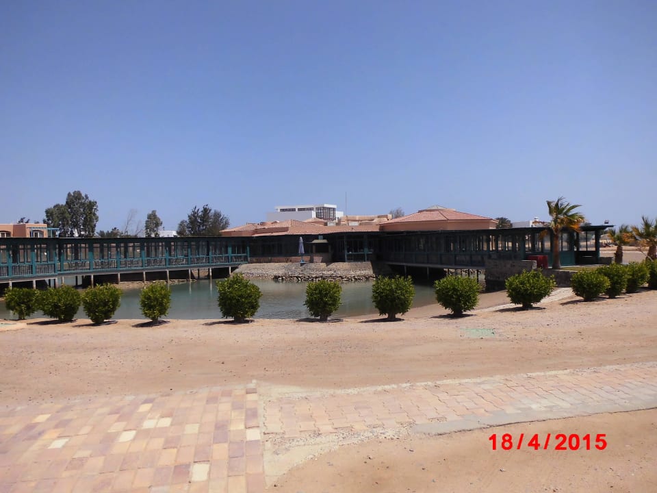 Blick aufs Restaurant Club Paradisio El Gouna, Red Sea