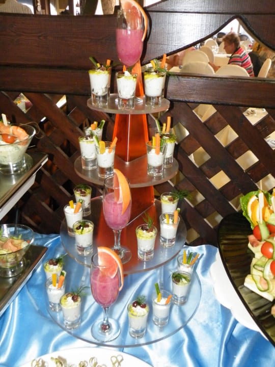 Sieht wirklich appetitlich aus! Hotel Kalithea Horizon Royal