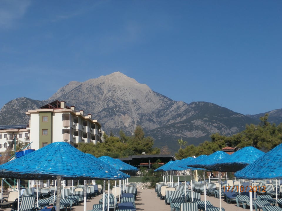 Beach and mountain view Club Hotel Phaselis Rose