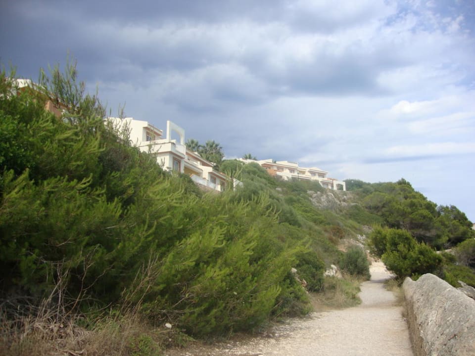 Weg zum Strand blau punta reina