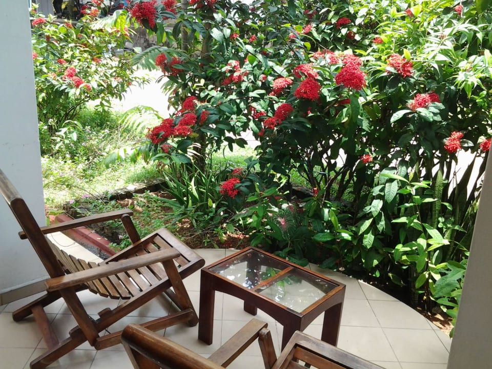 Sitting Place for Outside the Rooms Guesthouse Tandem