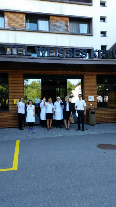 Abschied  Hotel Weisses Kreuz