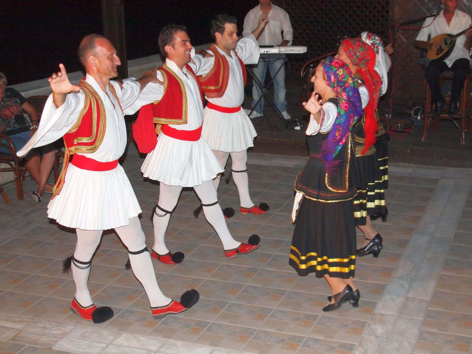 Wieczór grecki, występ przy restauracji Athena Hotel Kalithea Horizon Royal