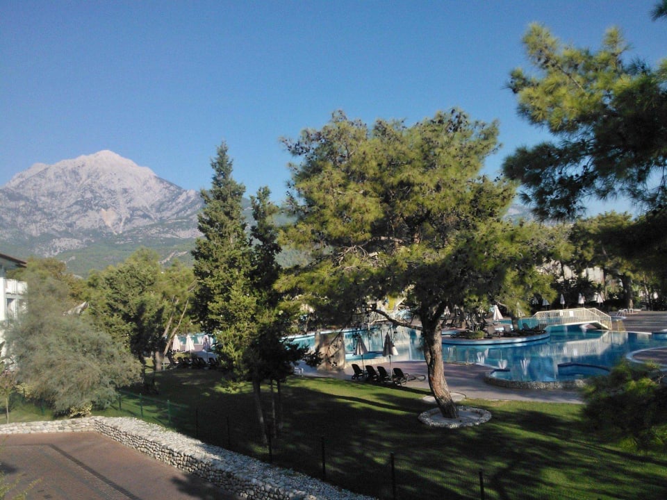Blick vom Zimmer mit Tahtali im Hintergrund Güral Premier Tekirova