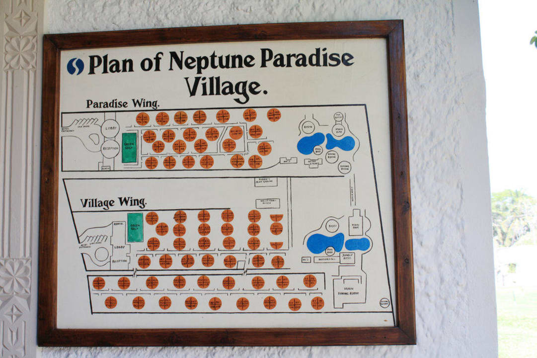 Übersichtsplan Neptune Village Beach Resort & Spa