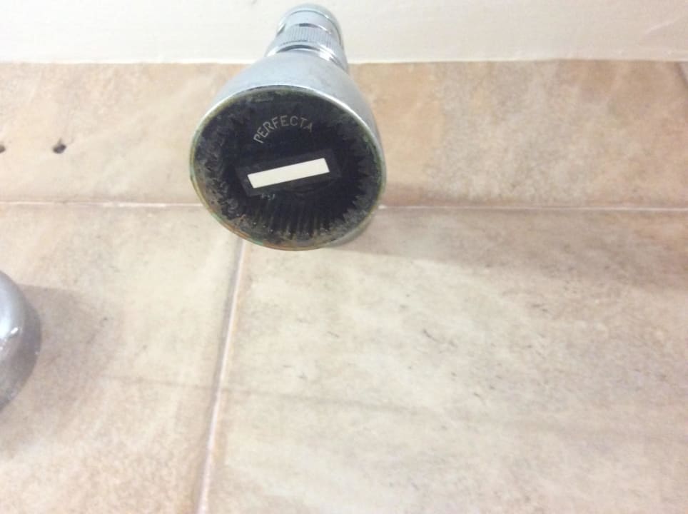 Duschkopf mit ein paar Bakterien Lindos Royal Resort