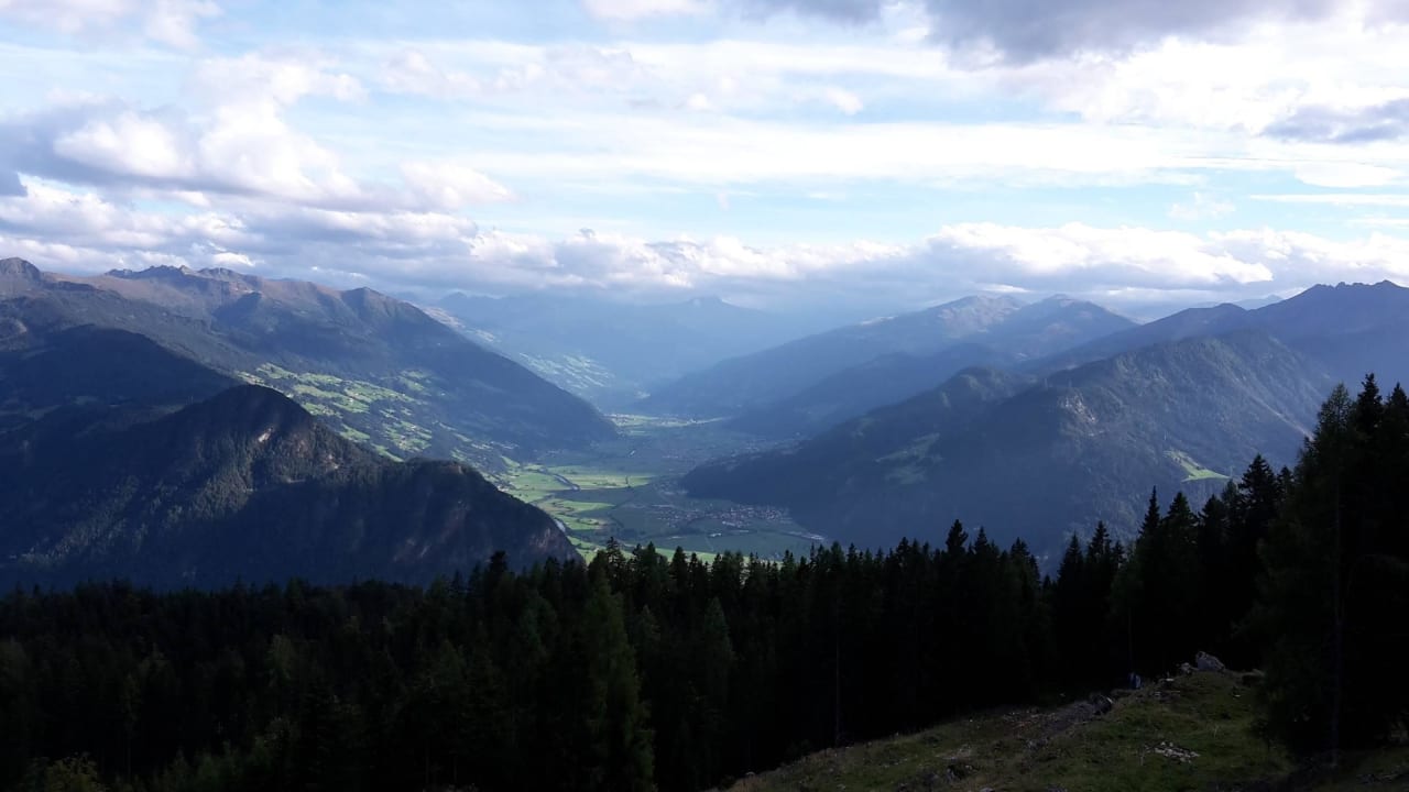 Aussicht von der Hüttenterrasse Bayreuther Hütte