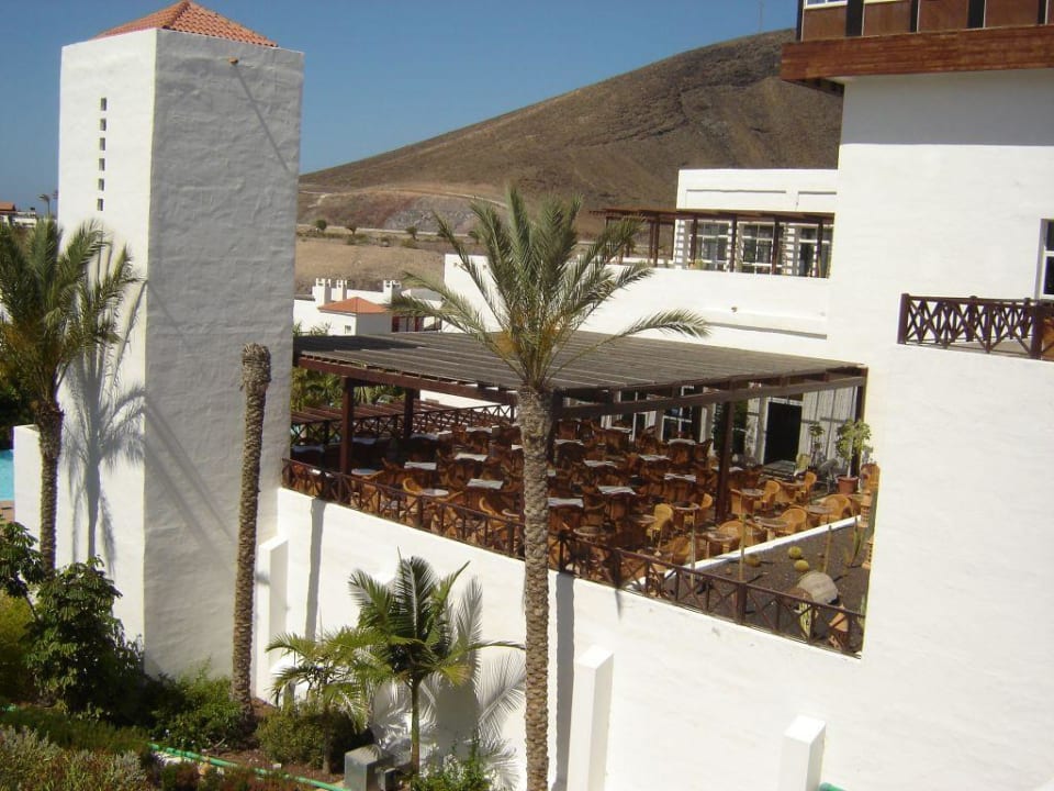 Blick auf die Frühstücksterrasse Fuerteventura Princess